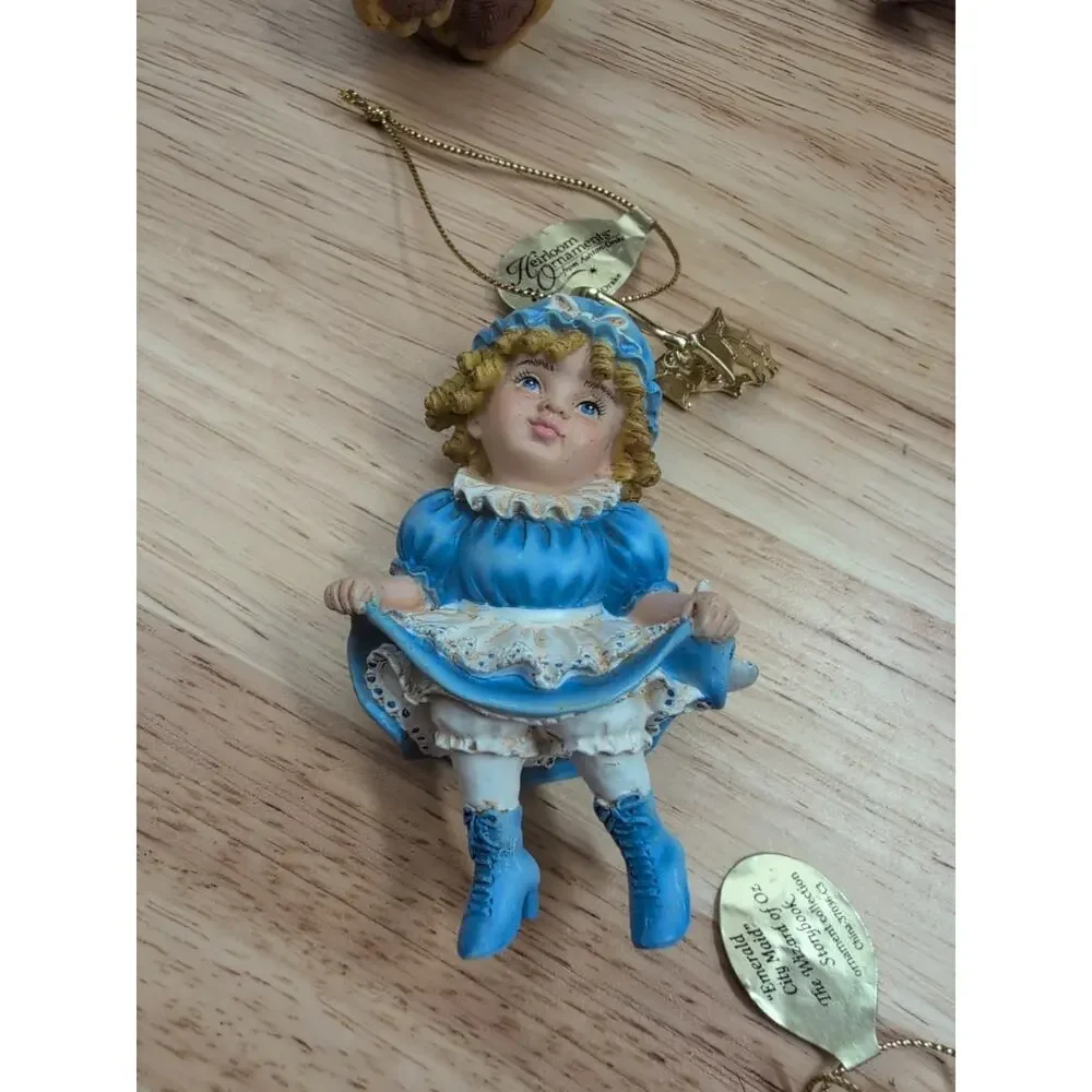 Vintage Ashton Drake Wizard Of Oz‎ Heirloom Christmas Ornaments Set of 6 READ